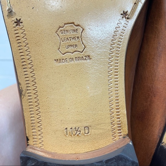 I N C International Concepts Men’s Brown Genius Leather  Loafers Sz 11.5D - Picture 7 of 9
